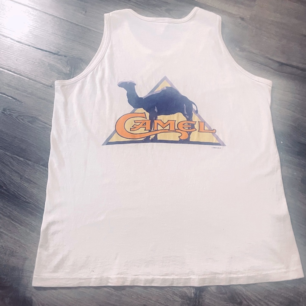Camel tank top medium